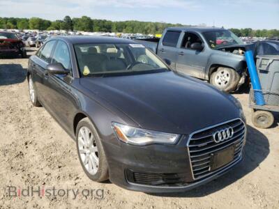 2016 Audi A6 A6 Premium, черный — VIN WAUFFAFC7GN094808, Copart