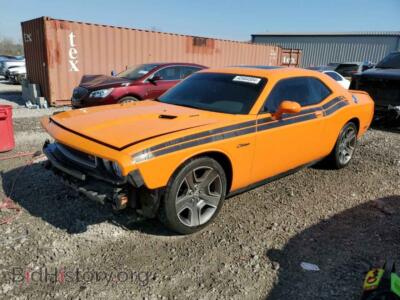2012 Dodge CHALLENGER R/T, оранжевый — VIN 2C3CDYBT6CH253562, Copart