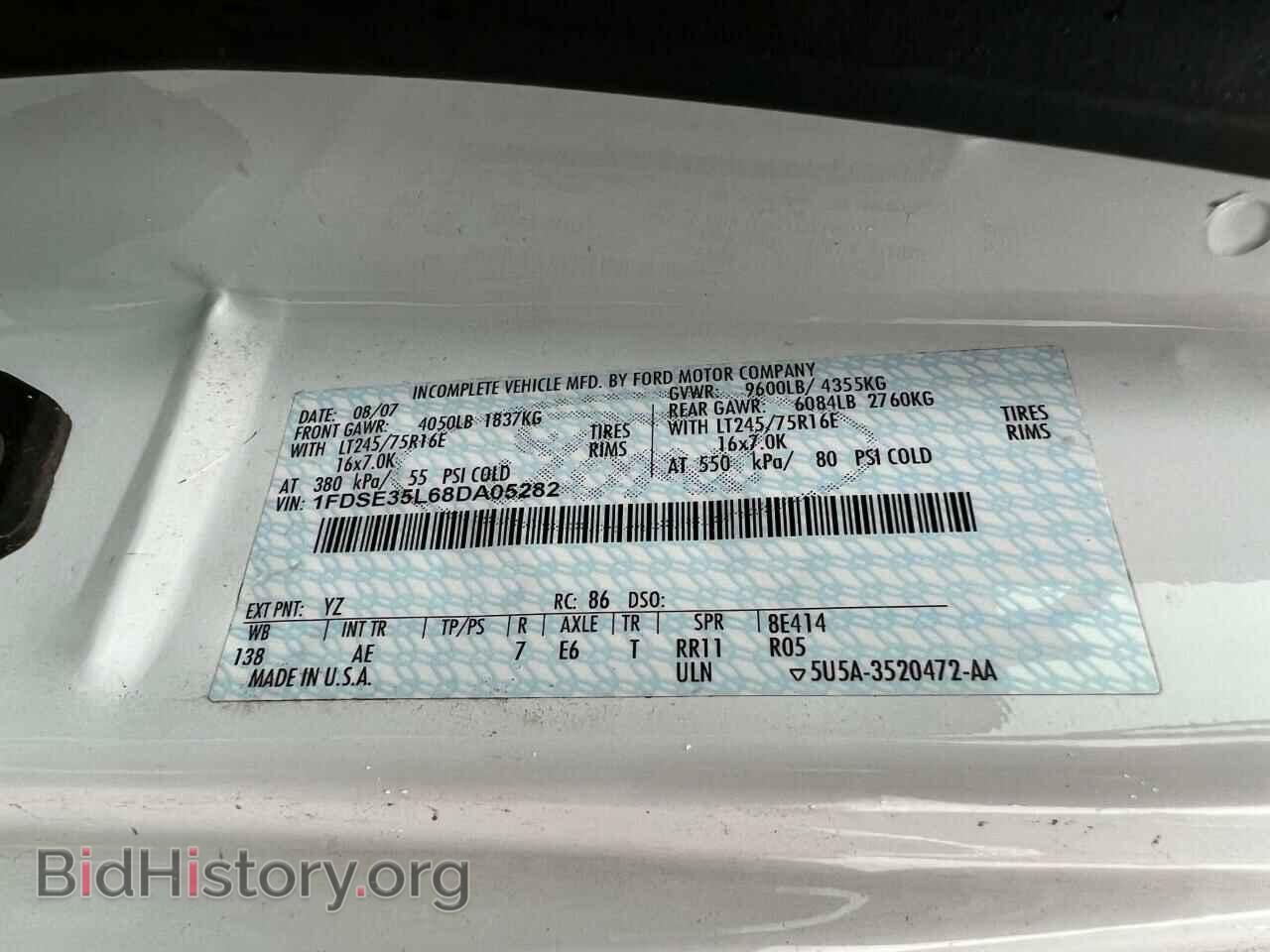 2008 FORD ECONOLINE - VIN: 1FDSE35L68DA05282 - Photo 10