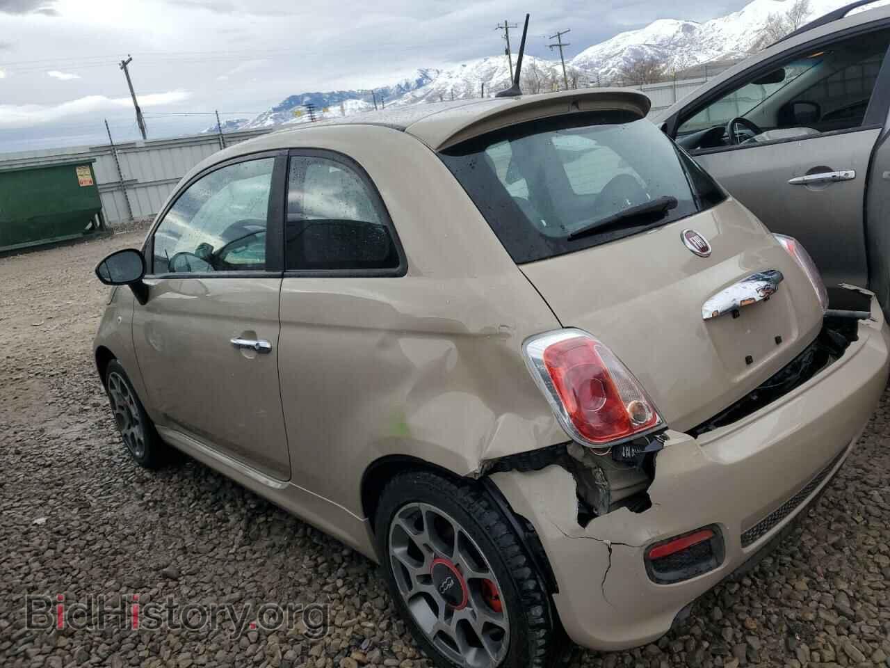 2012 FIAT 500 - VIN: 3C3CFFBR3CT287663 - Фото 2