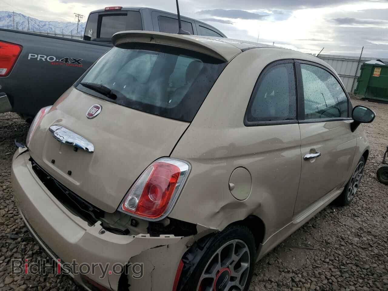2012 FIAT 500 - VIN: 3C3CFFBR3CT287663 - Фото 3