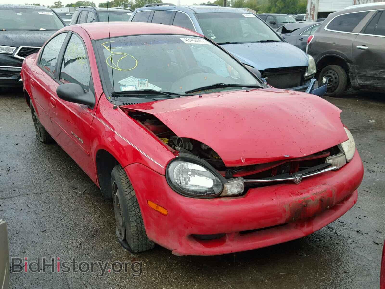 Фотография 1B3ES46C8YD590995 - DODGE NEON 2000