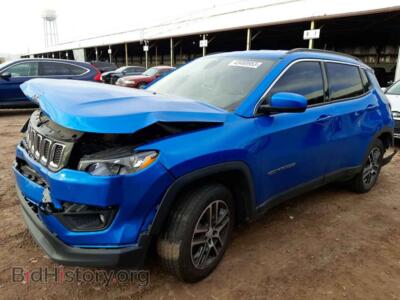2017 Jeep COMPASS Compass LA, синий — VIN 3C4NJCBB2HT693963, Copart
