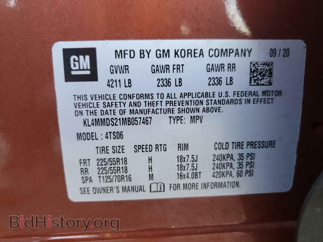 2021 BUICK ENCORE - VIN: KL4MMDS21MB057467 - Photo 12