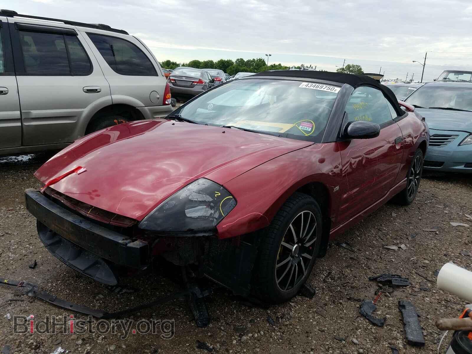 2003 MITSUBISHI ECLIPSE - VIN: 4A3AE75H83E060545 - Фото 2