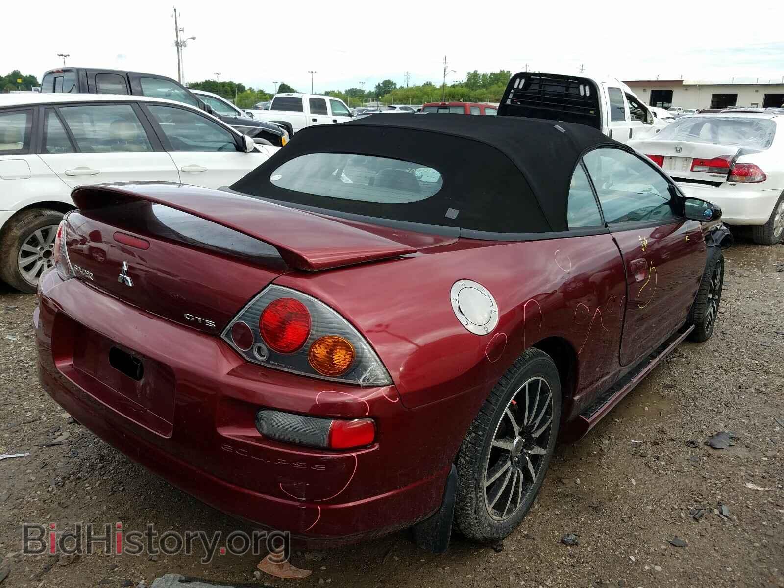 2003 MITSUBISHI ECLIPSE - VIN: 4A3AE75H83E060545 - Фото 4