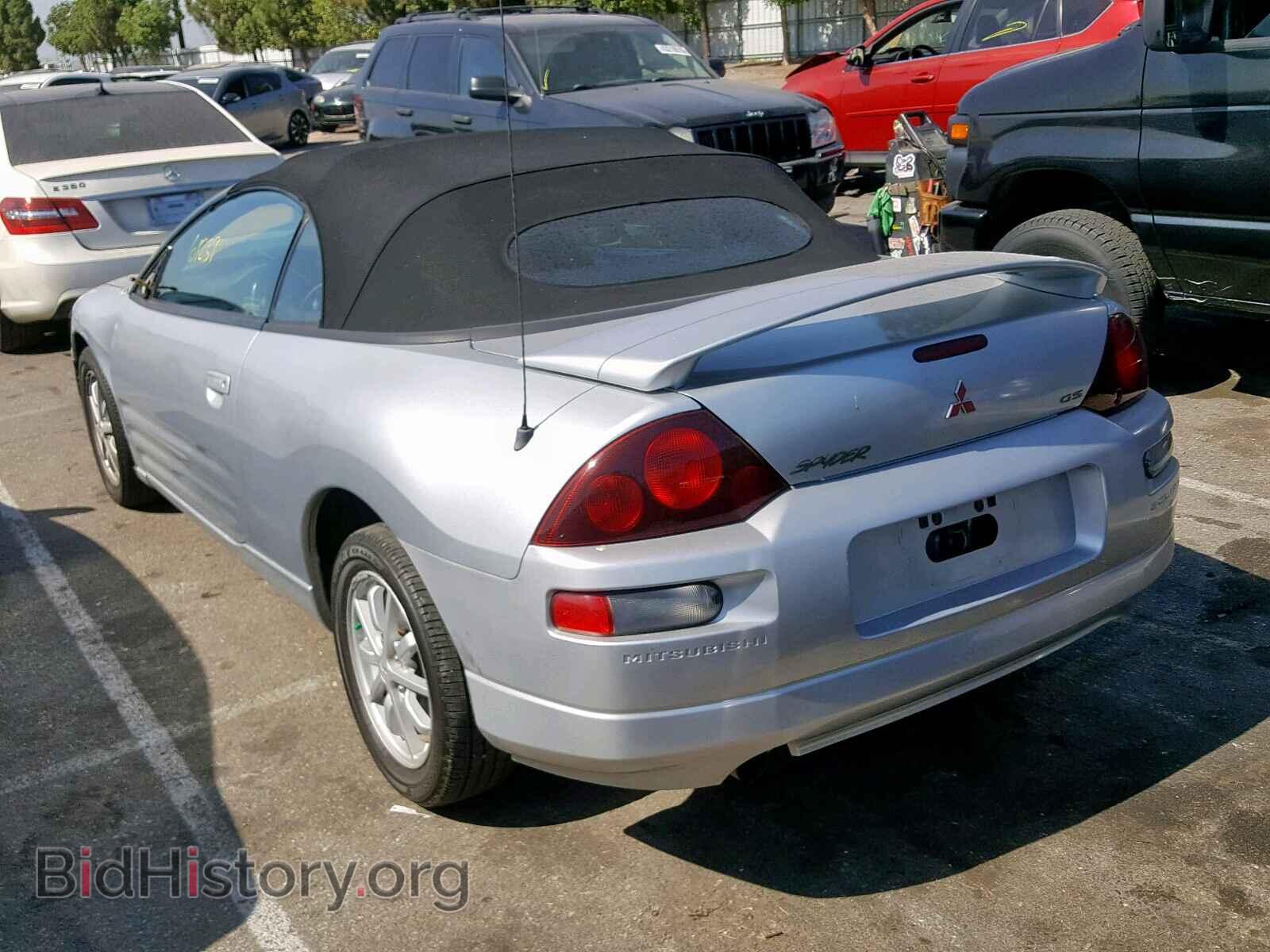 2001 MITSUBISHI ECLIPSE - VIN: 4A3AE45G91E135272 - Фото 3