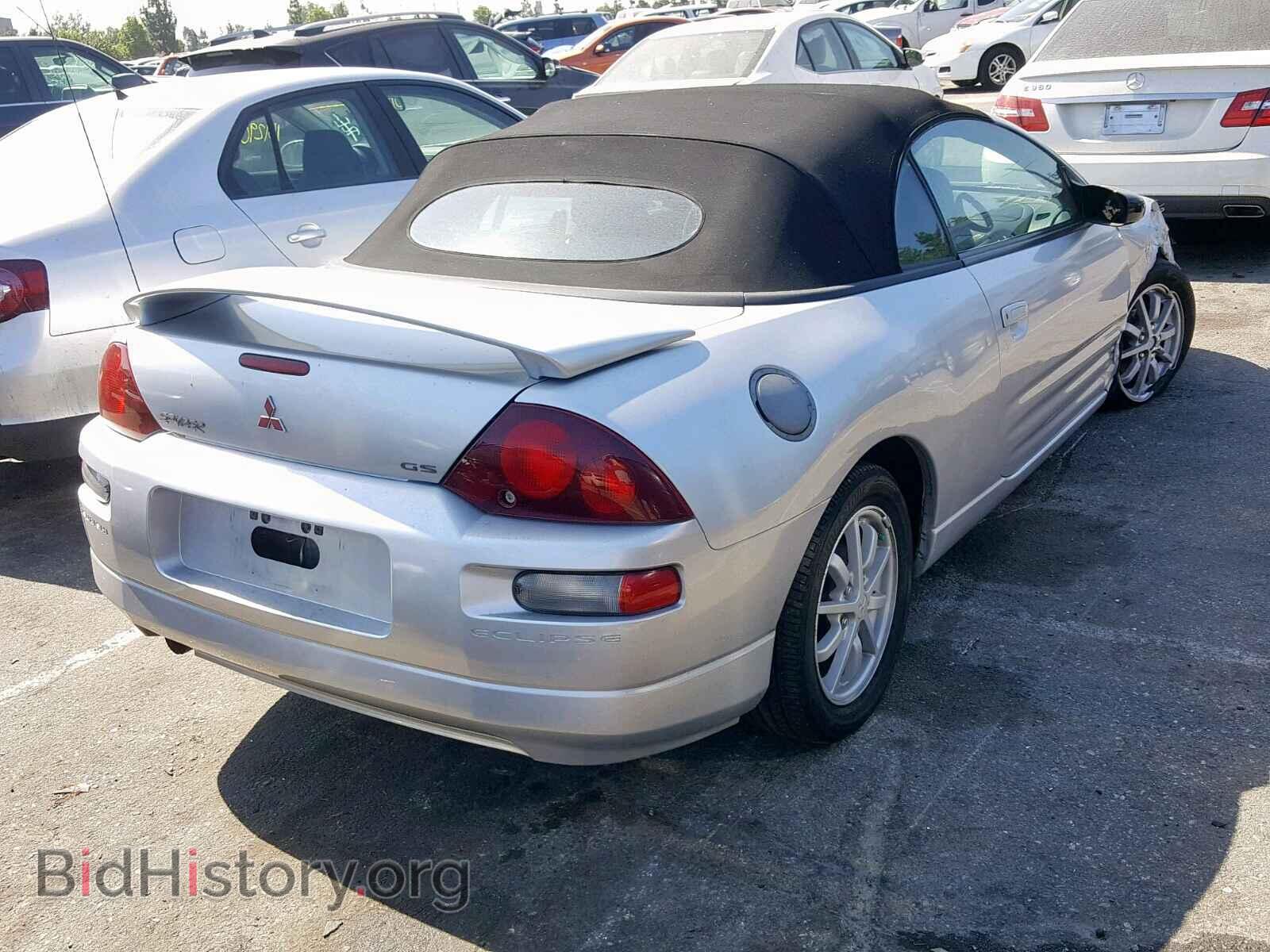2001 MITSUBISHI ECLIPSE - VIN: 4A3AE45G91E135272 - Фото 4