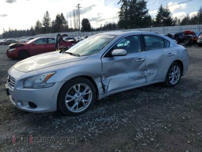 2012 Nissan MAXIMA S, серебристый — VIN 1N4AA5AP7CC869276, Copart