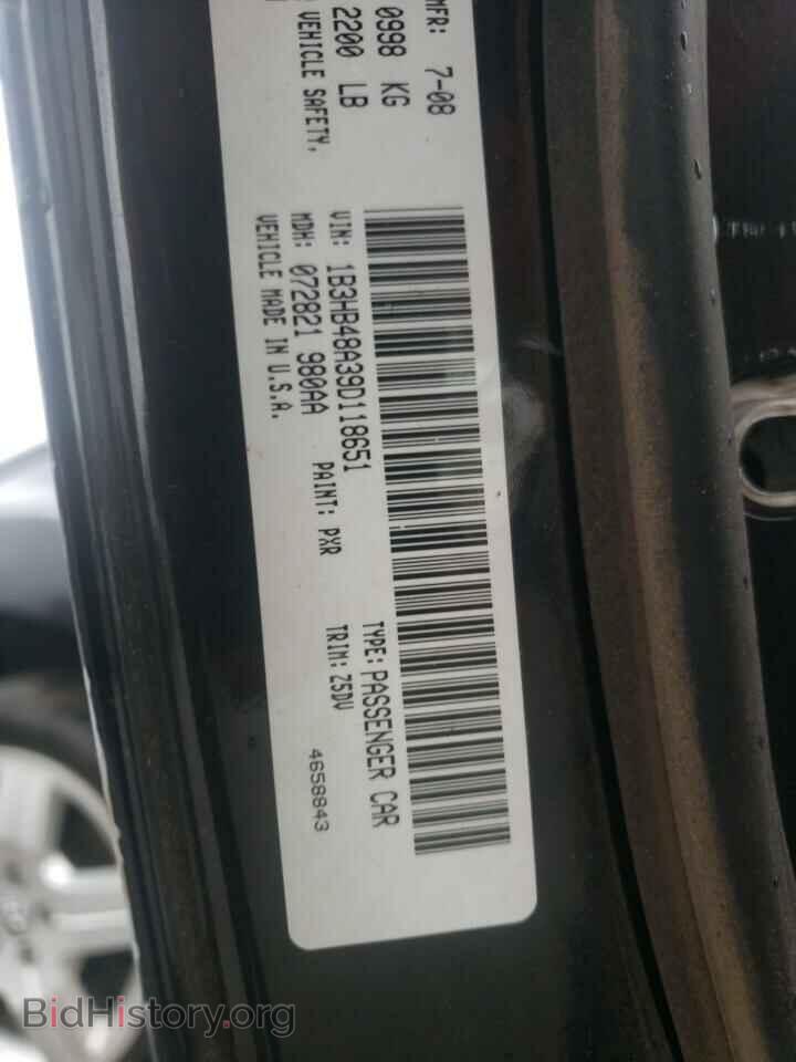 2009 DODGE CALIBER - VIN: 1B3HB48A39D118651 - Фото 10