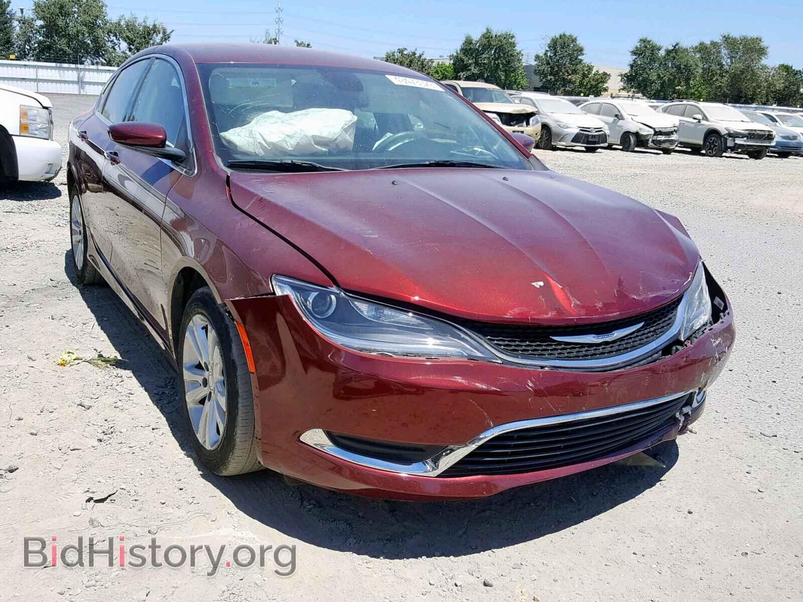 Фотография 1C3CCCAB3GN163586 - CHRYSLER 200 2016