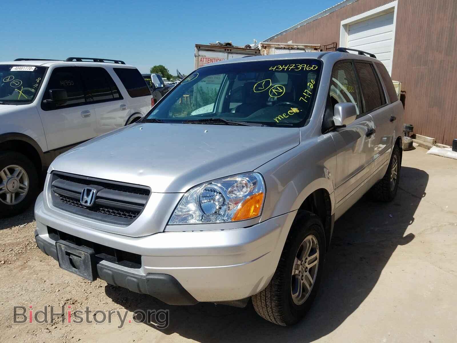 2005 HONDA PILOT - VIN: 2HKYF18555H511771 - Фото 2