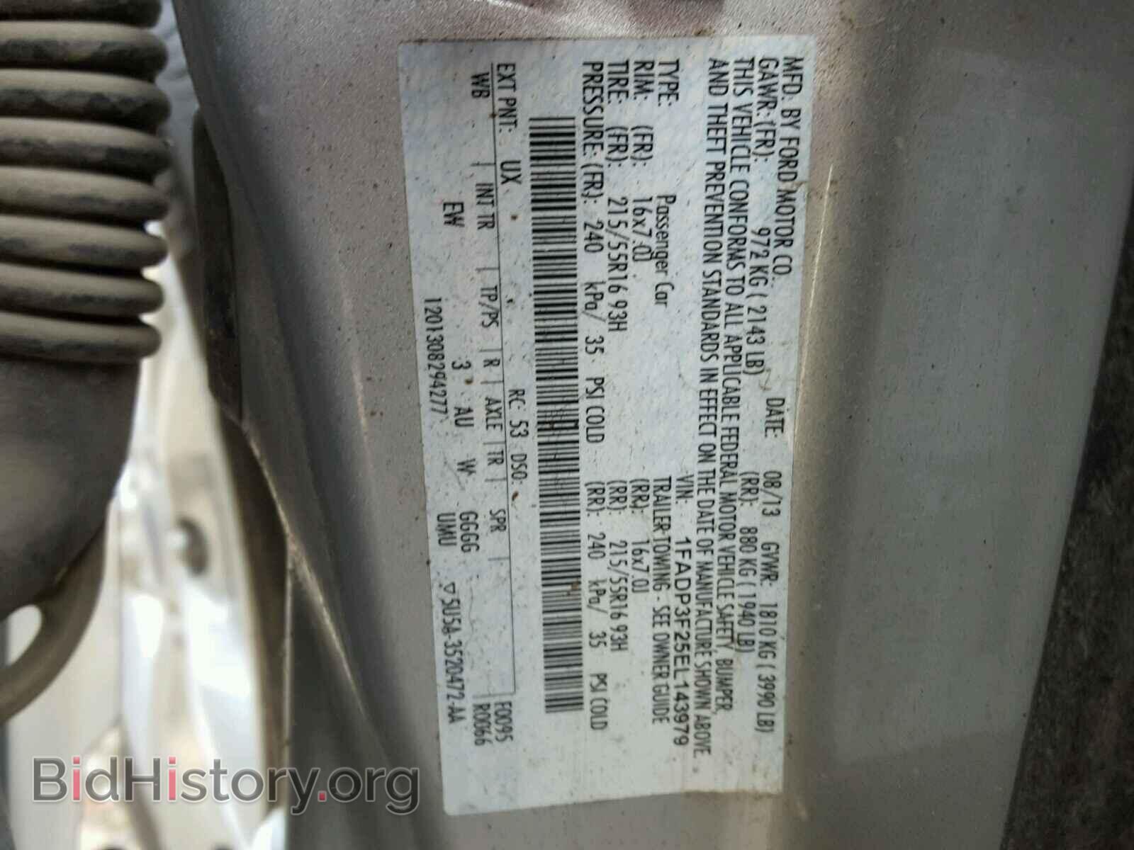 2014 FORD FOCUS - VIN: 1FADP3F25EL143979 - Photo 10