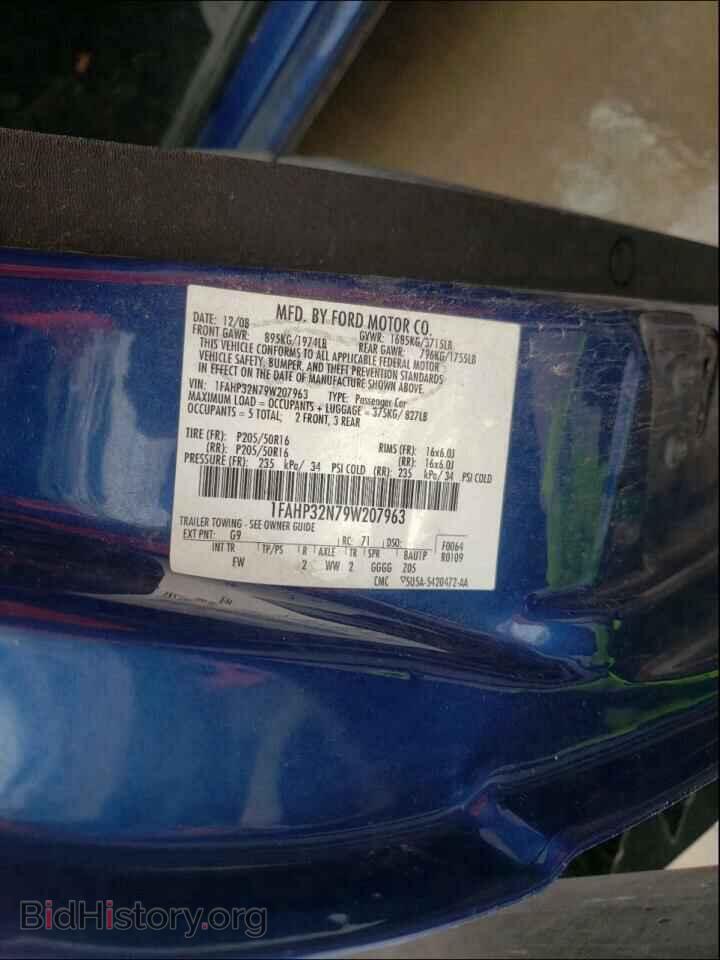 2009 FORD FOCUS - VIN: 1FAHP32N79W207963 - Фото 10