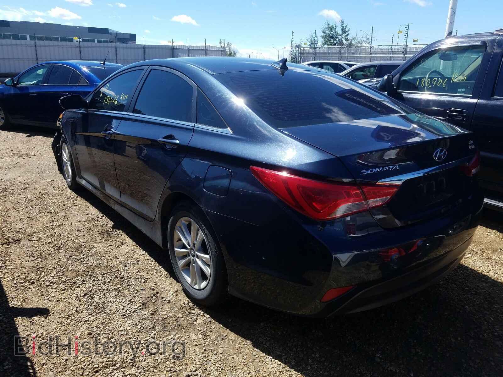 2014 HYUNDAI SONATA - VIN: 5NPEB4AC0EH864184 - Фото 3