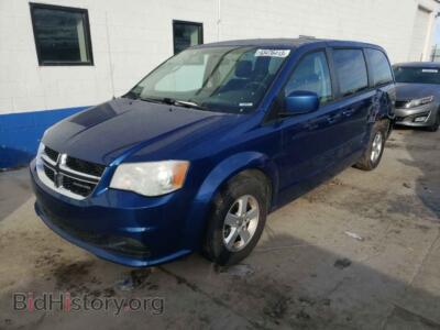 2011 Dodge CARAVAN Grand Cara, blue — VIN 2D4RN3DG6BR806325, Copart