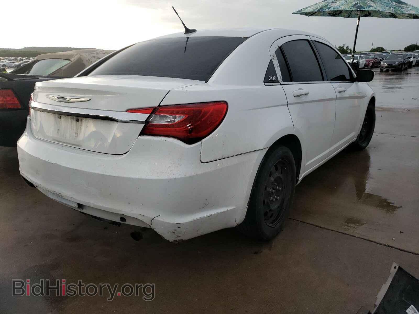 2012 CHRYSLER 200 - VIN: 1C3CCBABXCN105365 - Фото 4