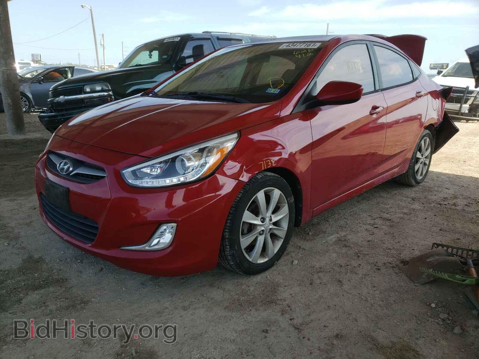 2014 HYUNDAI ACCENT - VIN: KMHCU4AE8EU626412 - Фото 2