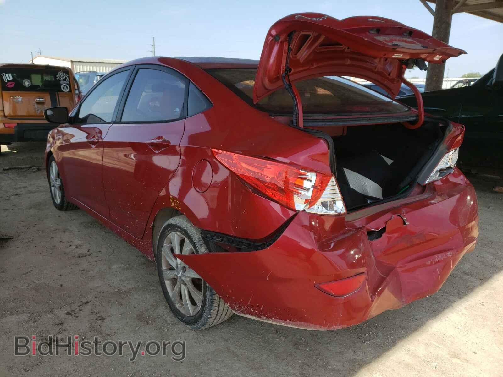 2014 HYUNDAI ACCENT - VIN: KMHCU4AE8EU626412 - Фото 3