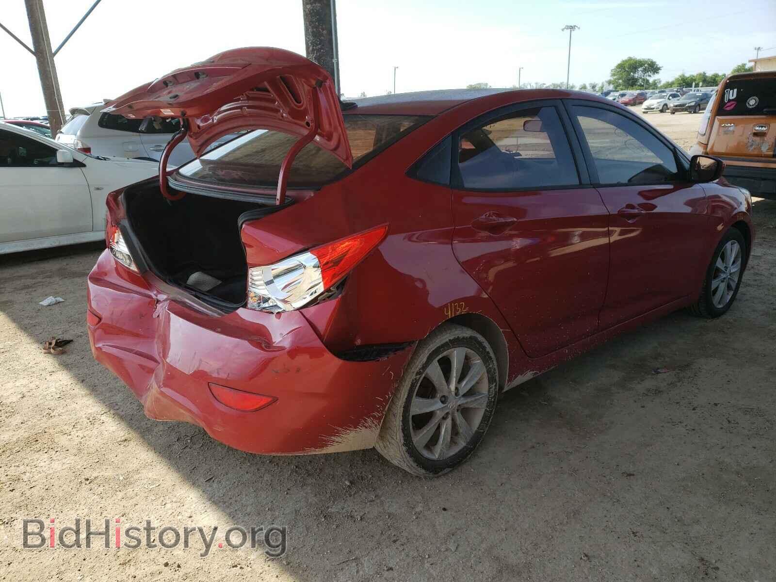 2014 HYUNDAI ACCENT - VIN: KMHCU4AE8EU626412 - Фото 4