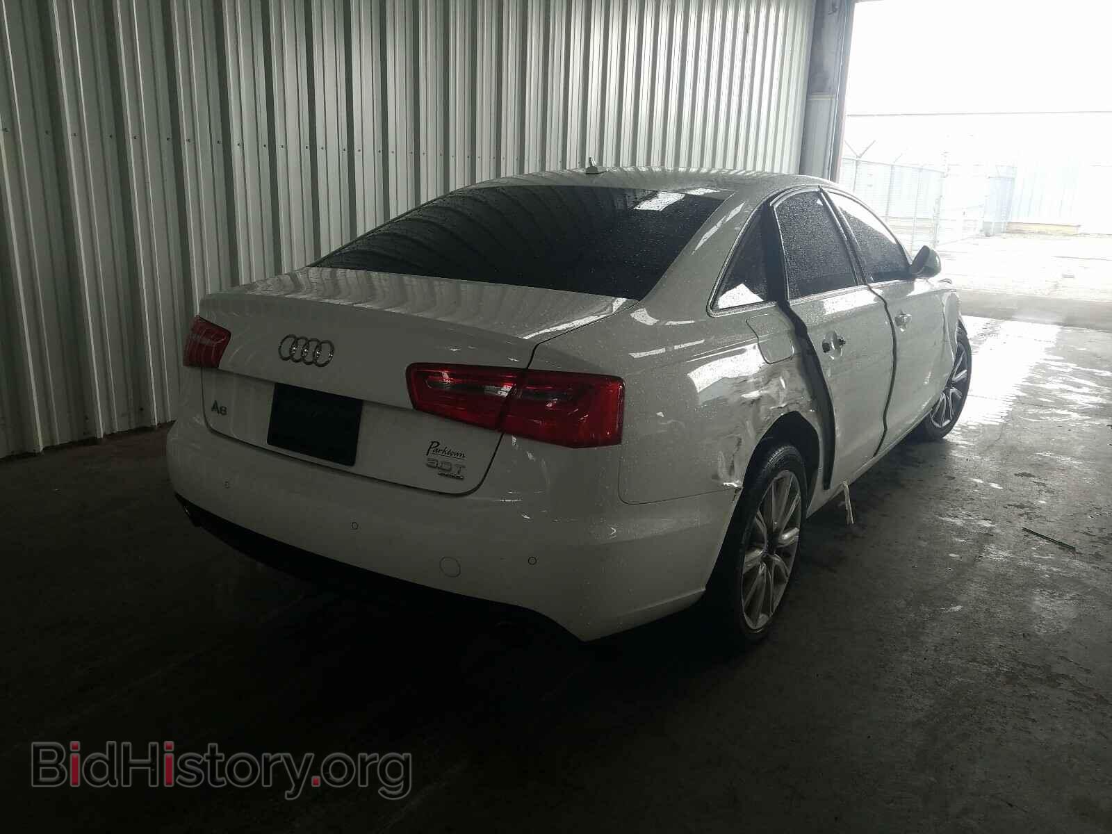 2013 AUDI A6 - VIN: WAUGGAFC2DN155995 - Фото 4
