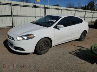 2015 Dodge DART SE, white — VIN 1C3CDFAA7FD159728, Copart