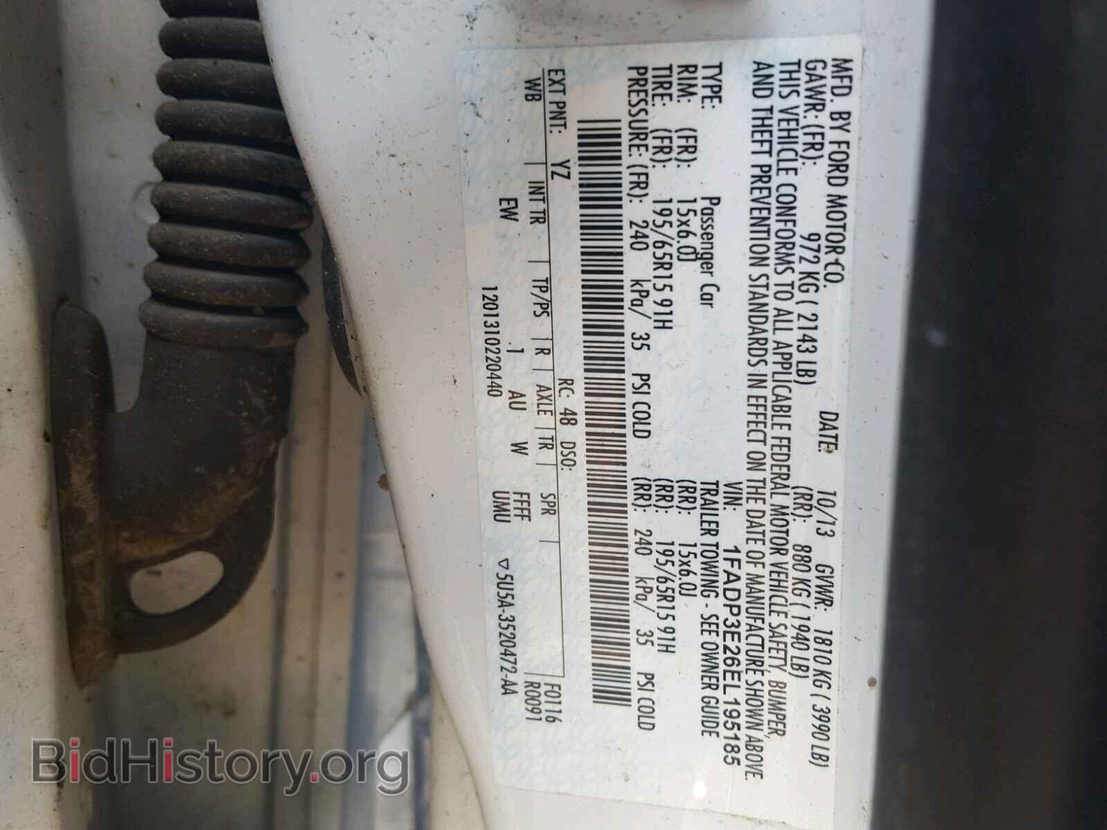 2014 FORD FOCUS - VIN: 1FADP3E26EL195185 - Photo 10