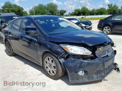 2012 Ford FOCUS SE, black — VIN 1FAHP3F25CL282458, Copart