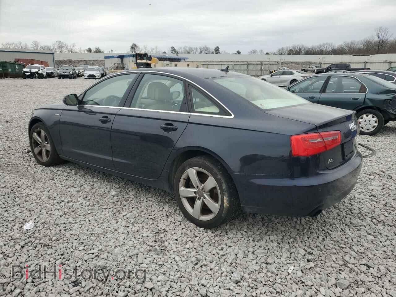 2012 AUDI A6 - VIN: WAUGGAFCXCN054248 - Фото 2