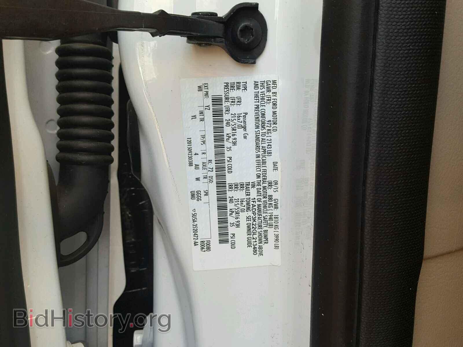 2016 FORD FOCUS - VIN: 1FADP3K22GL213480 - Photo 10