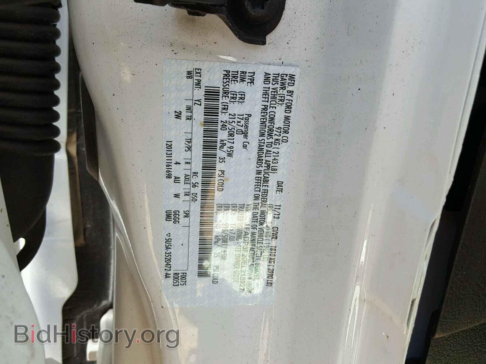 2014 FORD FOCUS - VIN: 1FADP3F20EL218927 - Photo 10