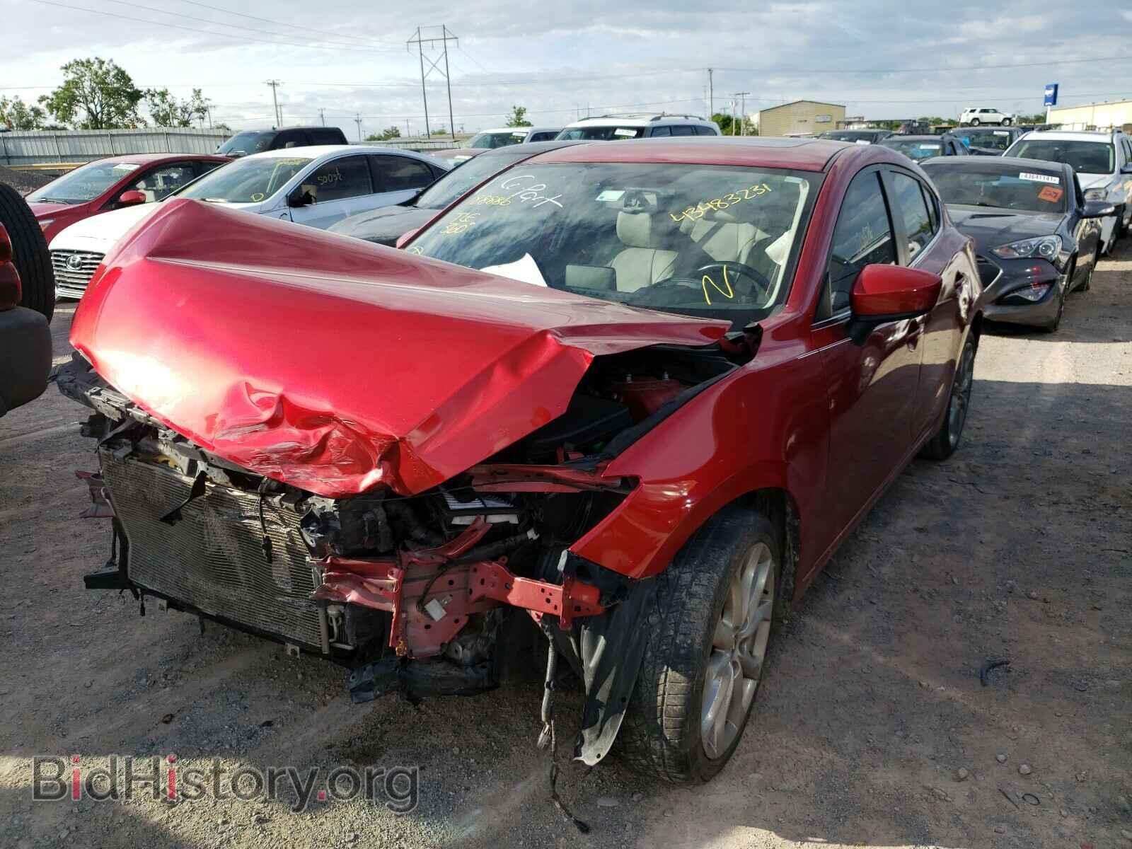 2014 MAZDA 3 - VIN: JM1BM1M36E1188886 - Фото 2