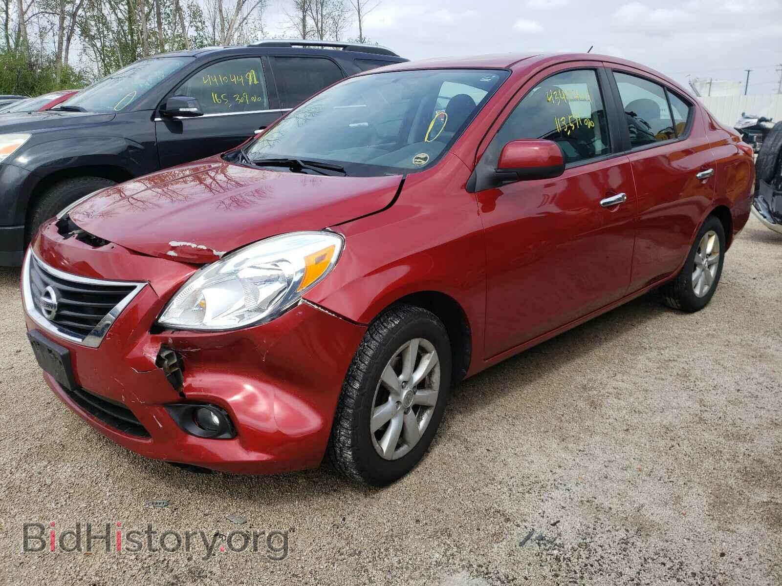 2012 NISSAN VERSA - VIN: 3N1CN7AP5CL826677 - Фото 2