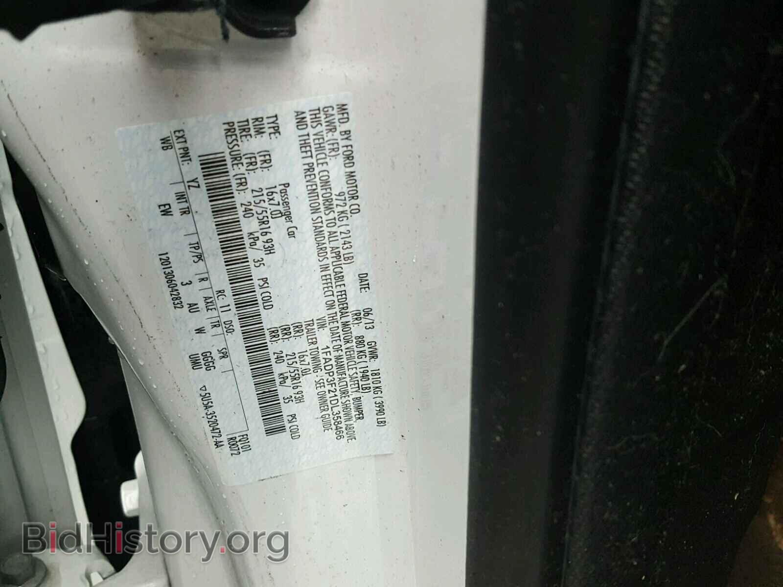 2013 FORD FOCUS - VIN: 1FADP3F21DL358466 - Photo 10