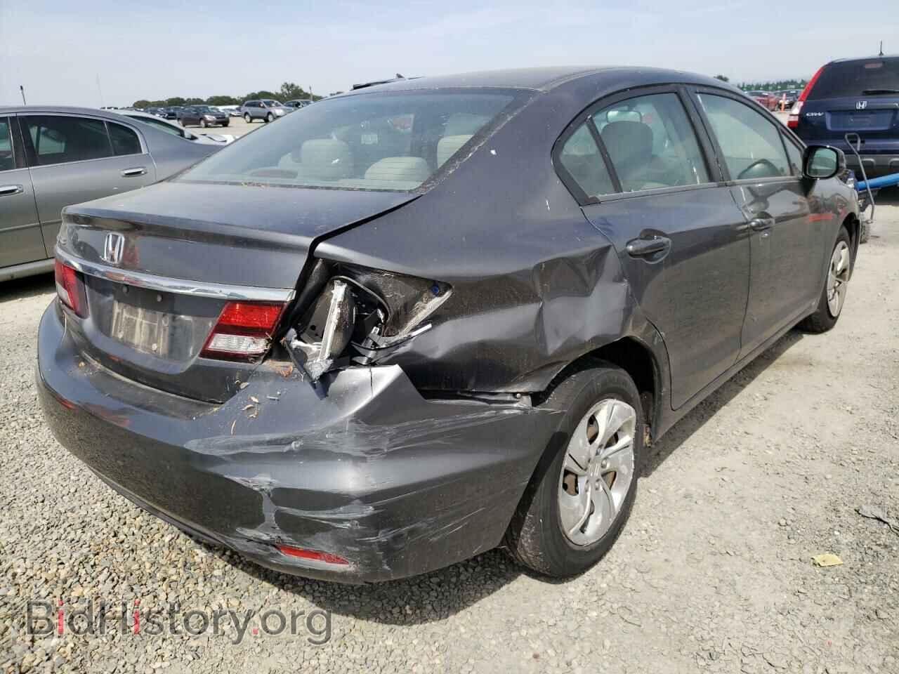 2013 HONDA CIVIC - VIN: 19XFB2F55DE256165 - Фото 4