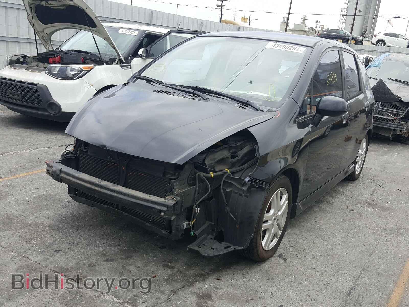 2007 HONDA FIT - VIN: JHMGD38657S040424 - Фото 2