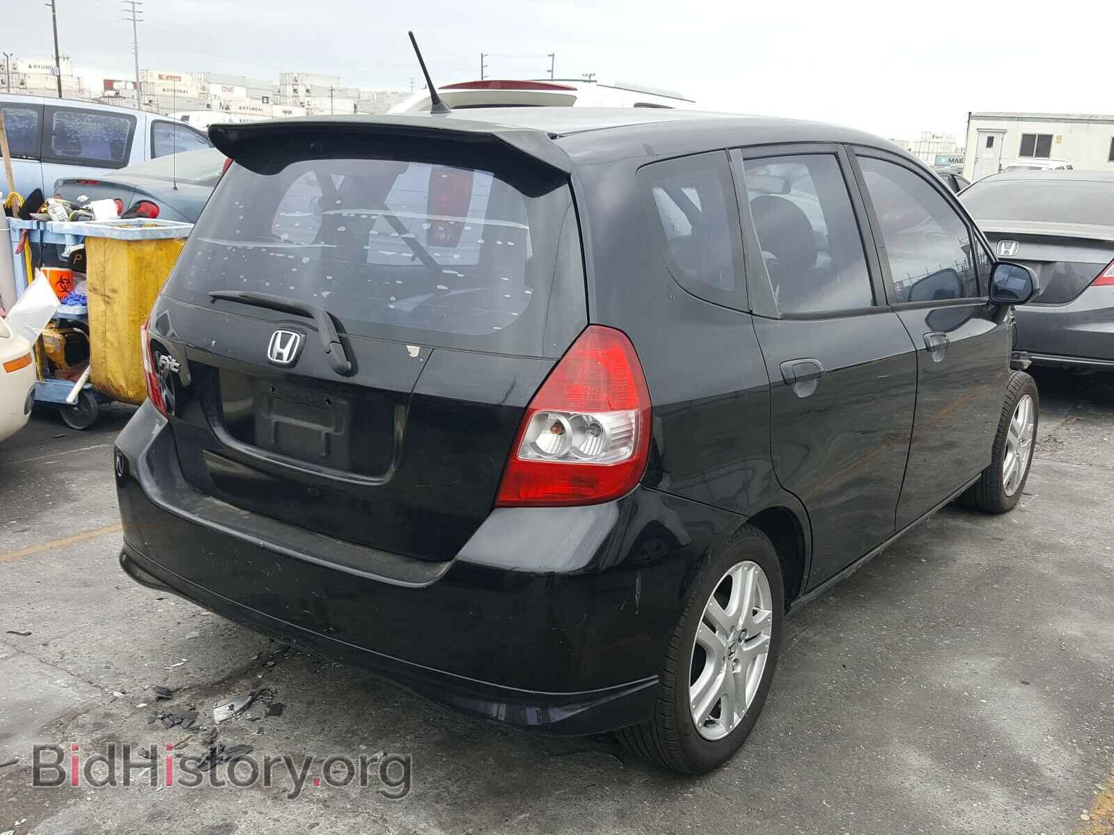 2007 HONDA FIT - VIN: JHMGD38657S040424 - Фото 4