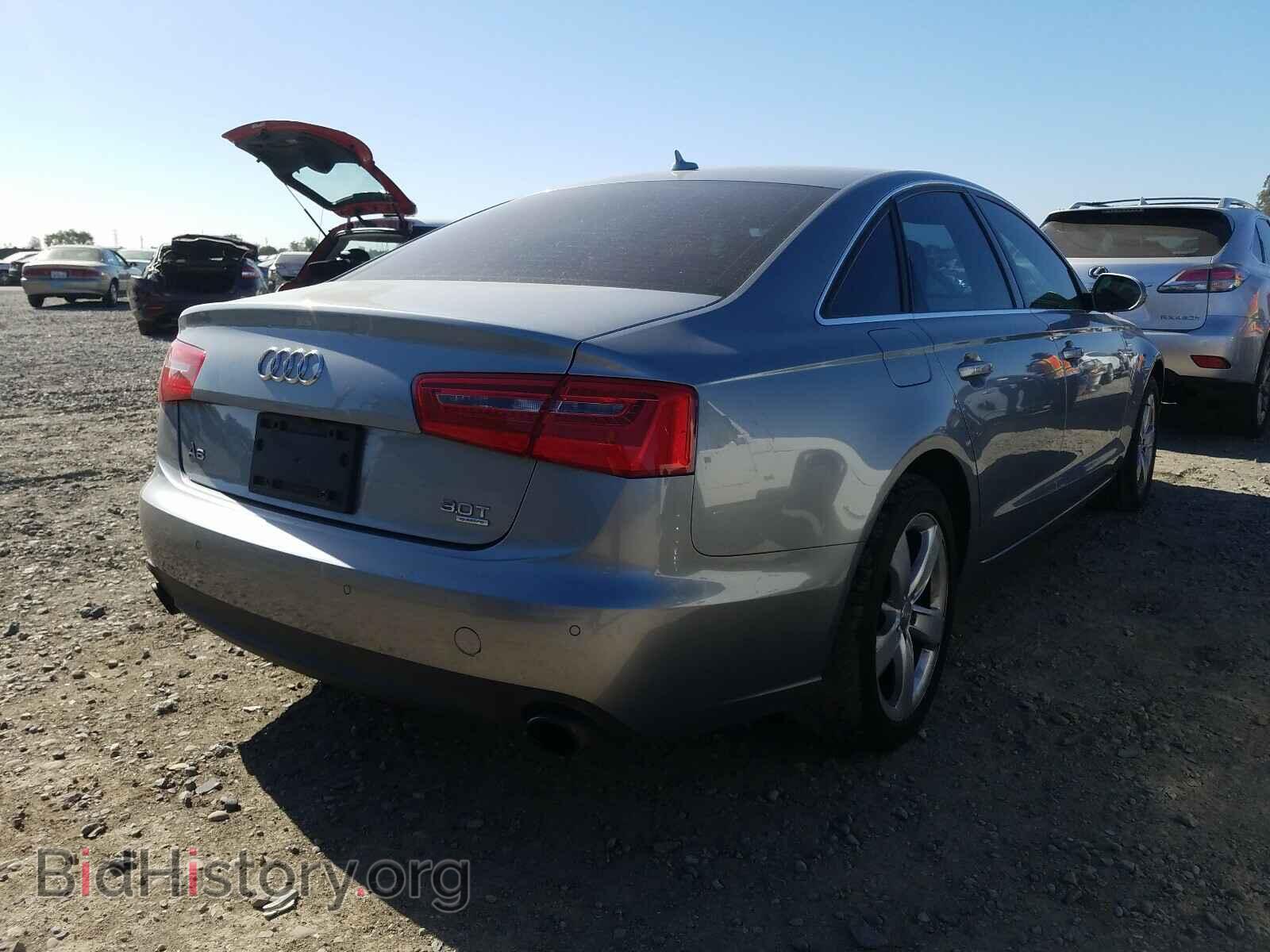 2012 AUDI A6 - VIN: WAUGGAFC4CN120776 - Фото 4