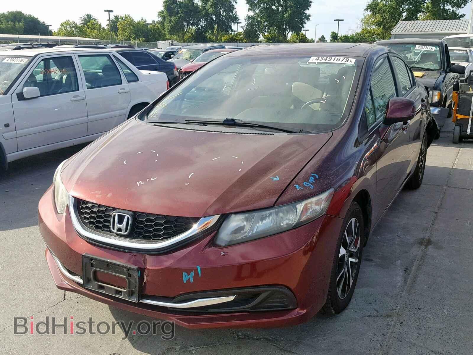 2013 HONDA CIVIC - VIN: 19XFB2F85DE207154 - Фото 2