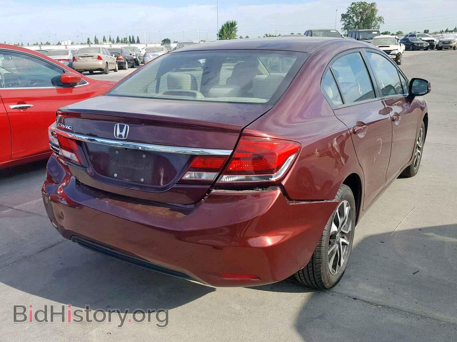 2013 HONDA CIVIC - VIN: 19XFB2F85DE207154 - Фото 4
