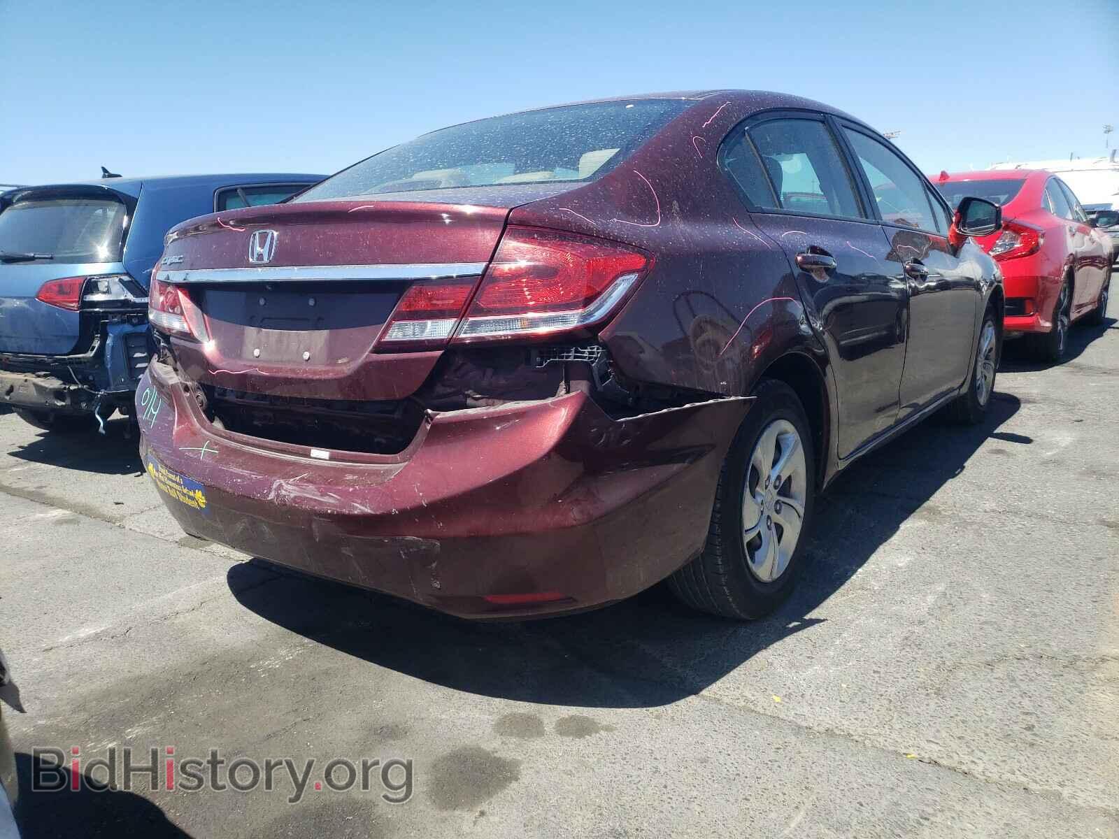 2013 HONDA CIVIC - VIN: 19XFB2F52DE273652 - Фото 4