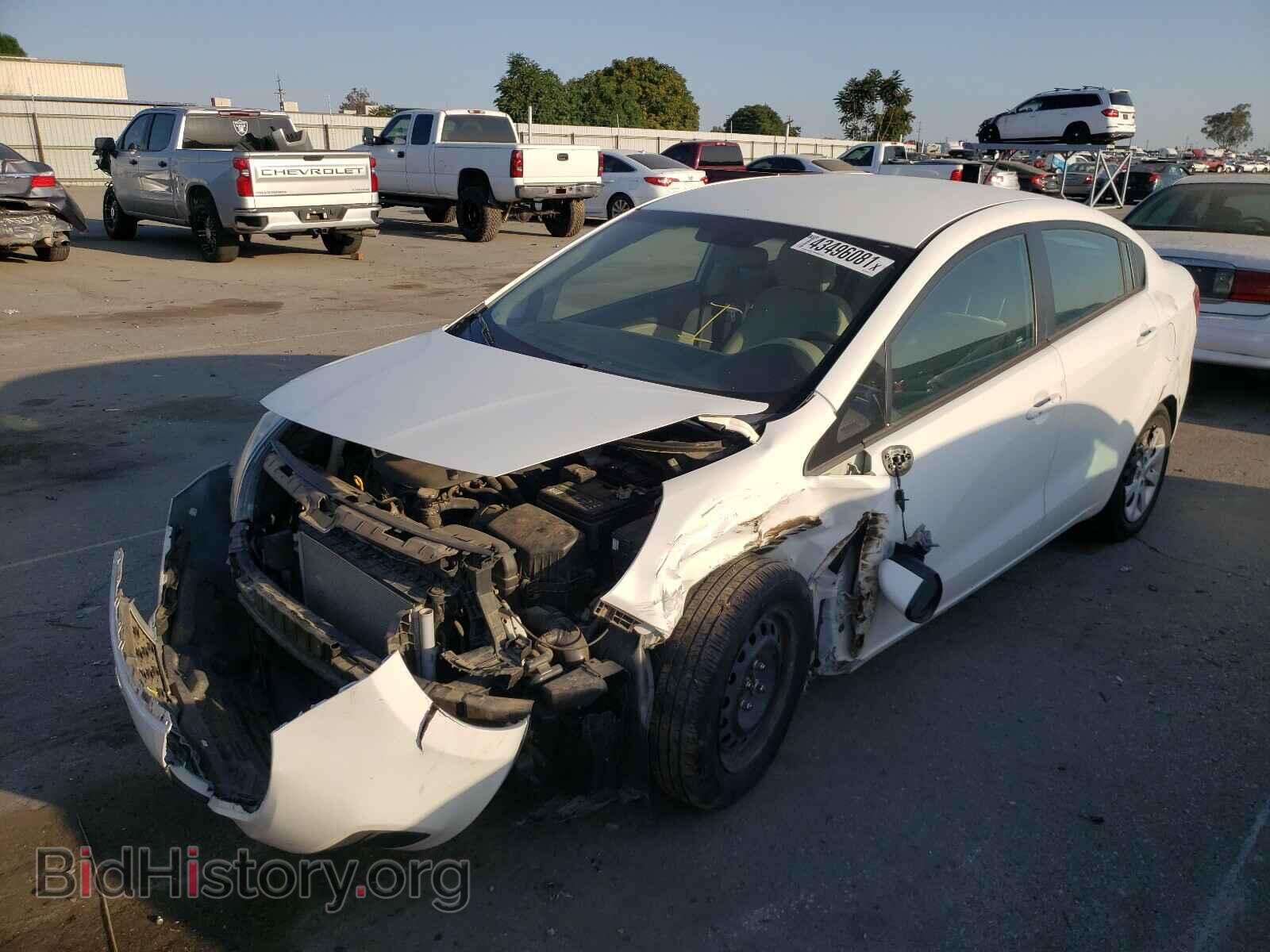 2013 KIA RIO - VIN: KNADM4A36D6099297 - Фото 2