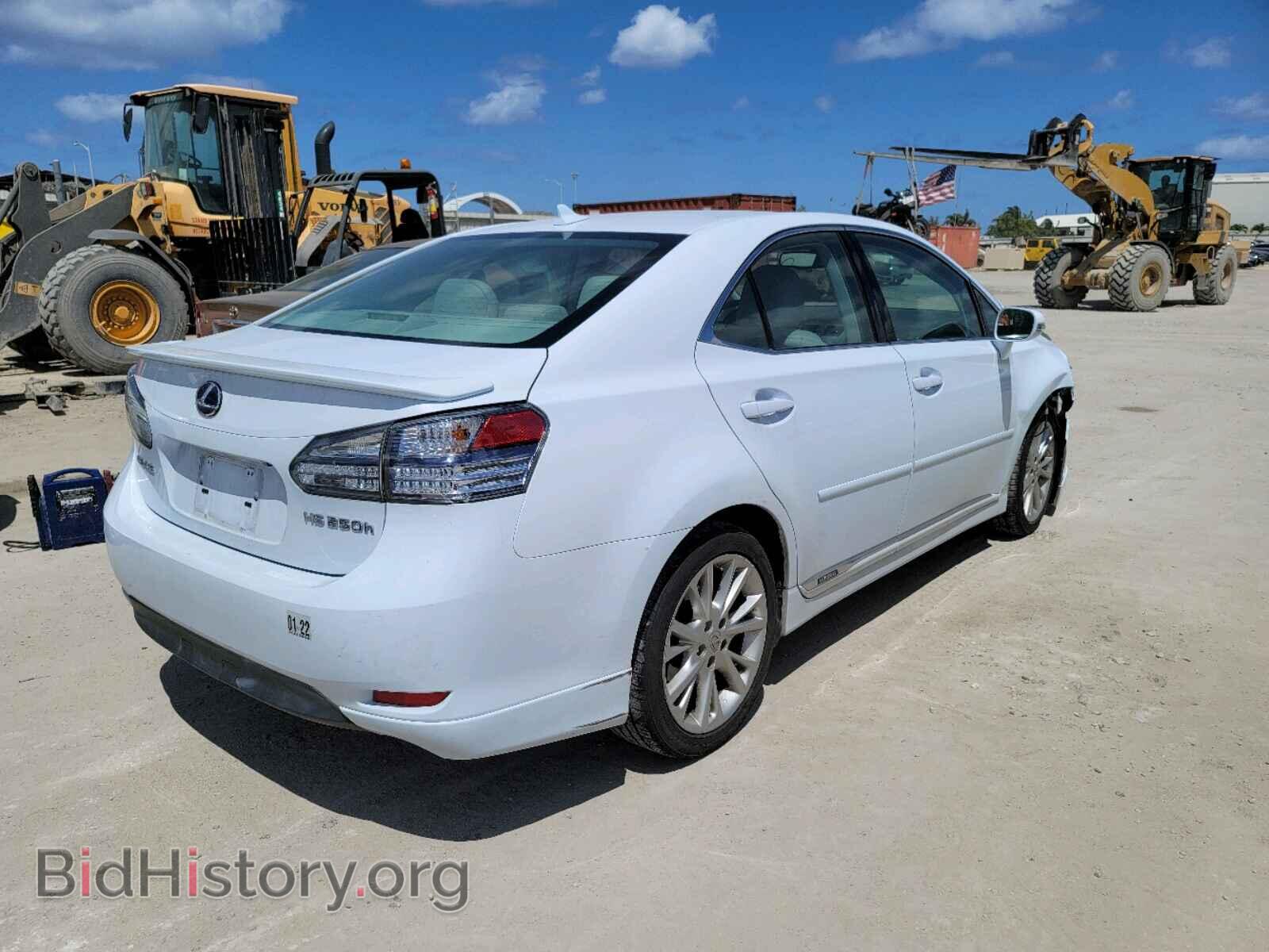 2010 LEXUS HS - VIN: JTHBB1BAXA2006536 - Фото 4