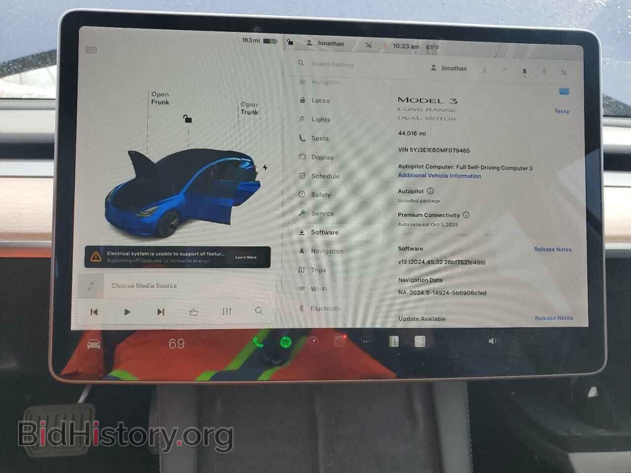 2021 TESLA MODEL 3 - VIN: 5YJ3E1EB0MF079465 - Photo 9