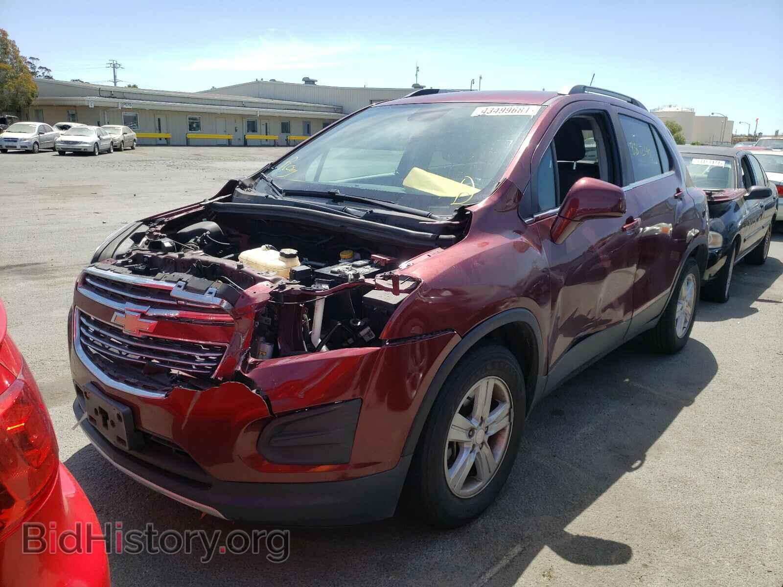 2016 CHEVROLET TRAX - VIN: 3GNCJLSB5GL173365 - Фото 2