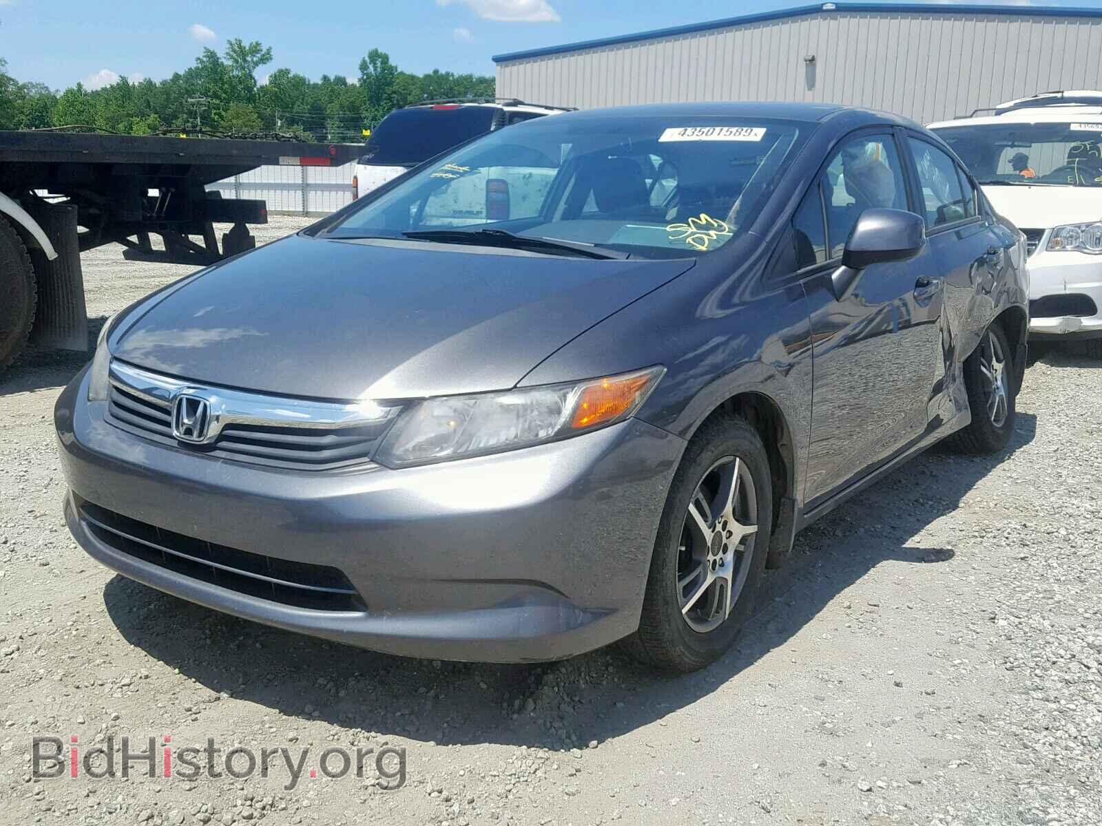 2012 HONDA CIVIC LX - VIN: 2HGFB2F51CH323087 - Фото 2