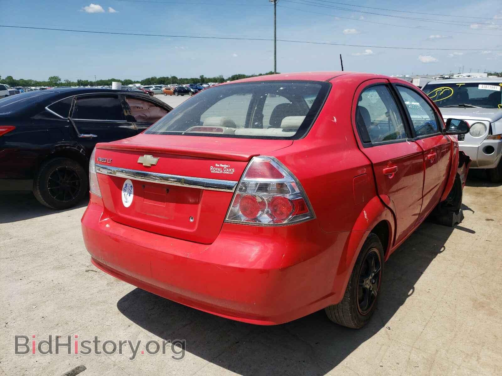2009 CHEVROLET AVEO - VIN: KL1TD56E09B621457 - Фото 4