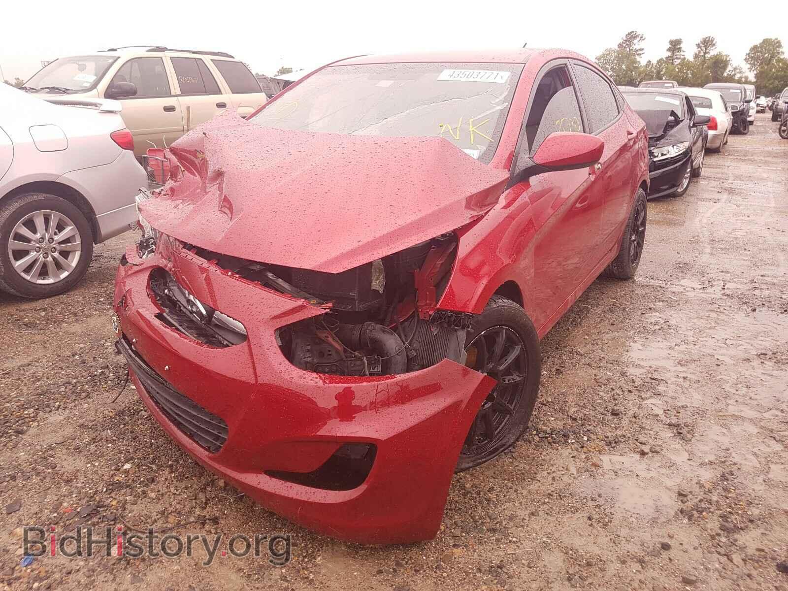 2013 HYUNDAI ACCENT - VIN: KMHCT4AE0DU387875 - Фото 2