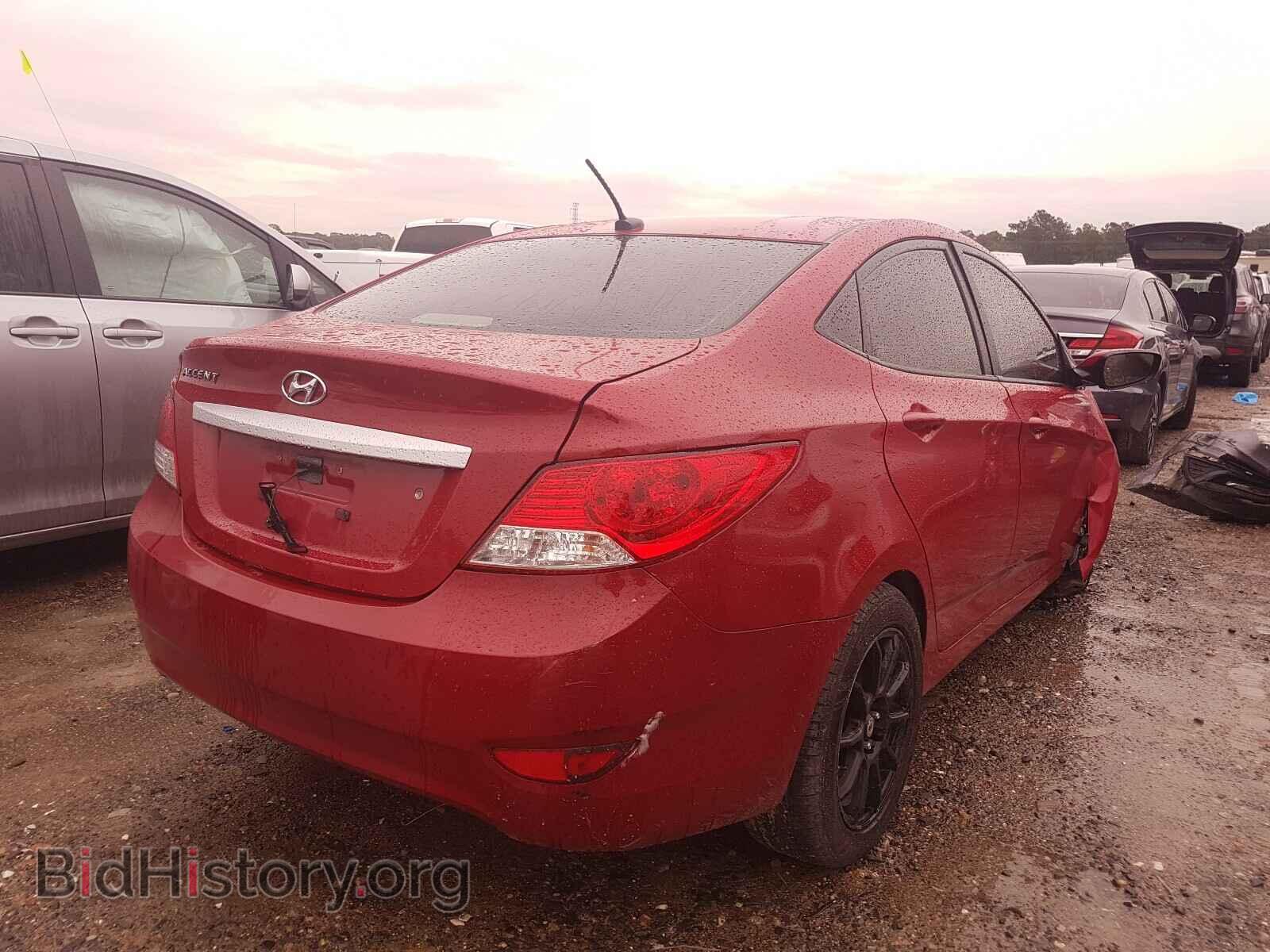 2013 HYUNDAI ACCENT - VIN: KMHCT4AE0DU387875 - Фото 4