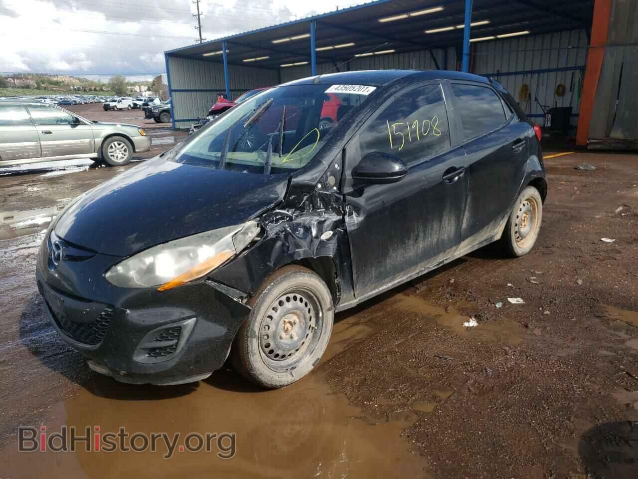 2013 MAZDA 2 - VIN: JM1DE1KZ6D0169630 - Фото 2